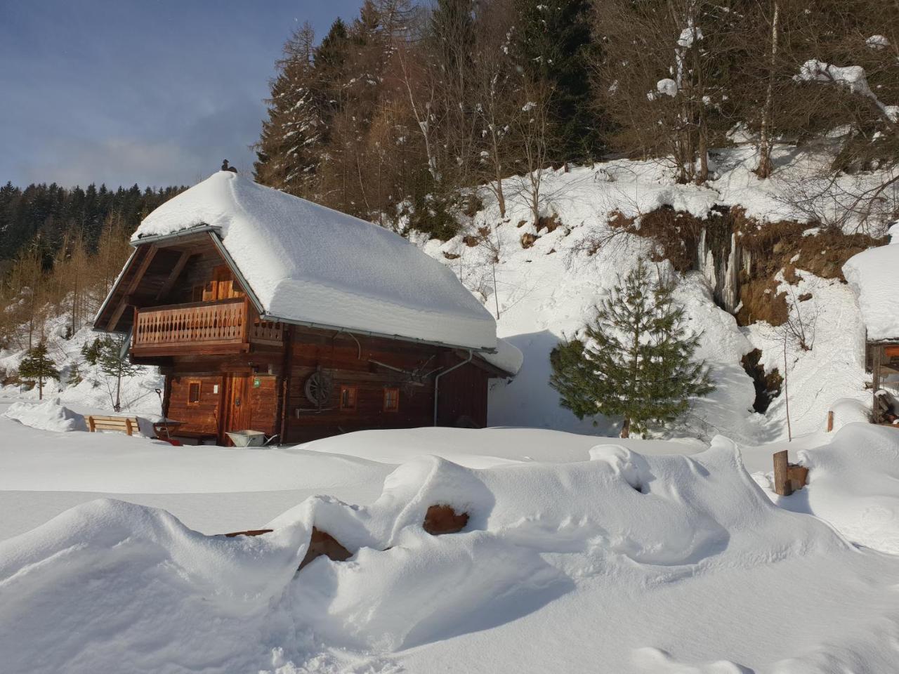 Waldheimathuette Sankt Kathrein am Hauenstein Exterior foto