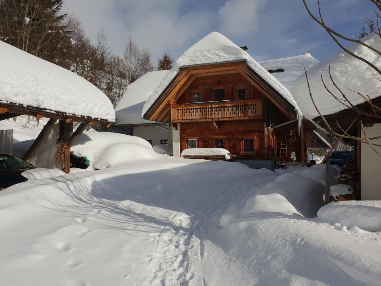 Waldheimathuette Sankt Kathrein am Hauenstein Exterior foto
