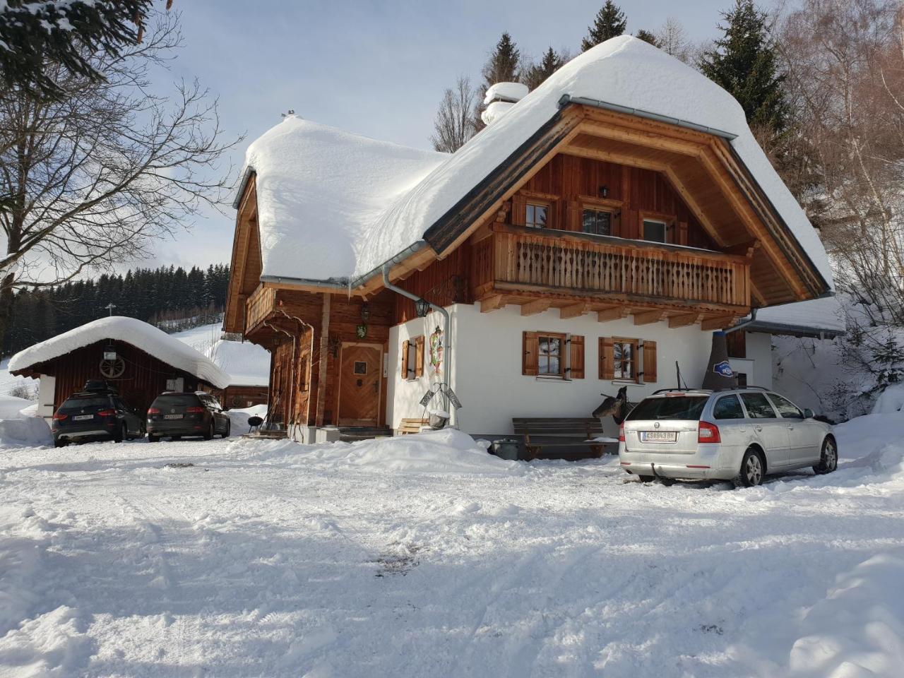 Waldheimathuette Sankt Kathrein am Hauenstein Exterior foto